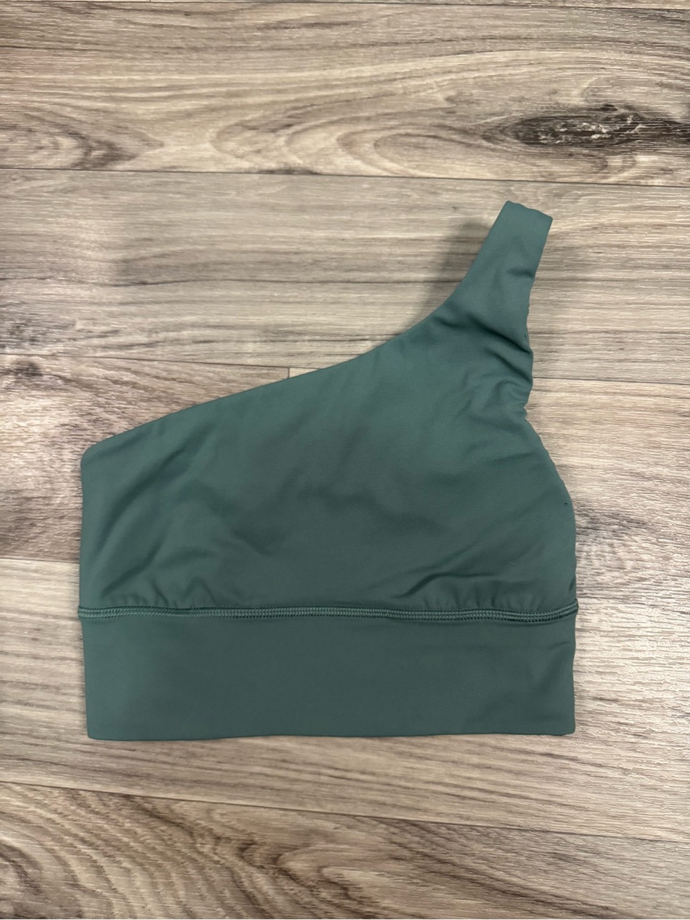 Lululemon Align Asymmetrical Bra Light Support in Medium Forest Size 2